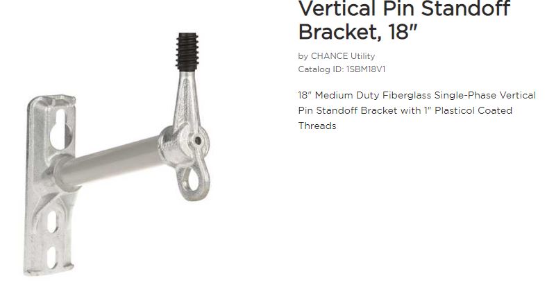 Standoff FG Vertical Pin